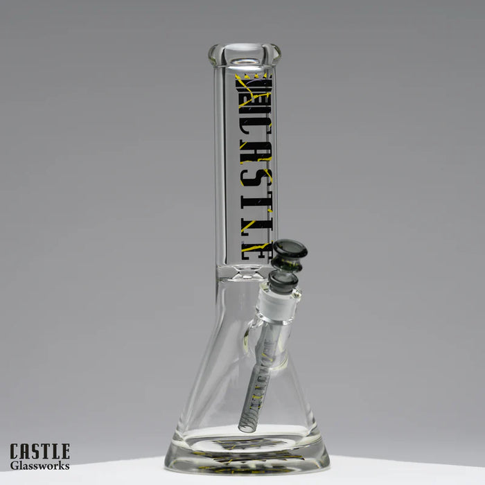 Castle Glassworks | 14" Bolt [CG-305] Glass Bong Castle Glassworks