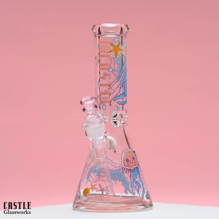 Castle Glassworks | 12" Jelly Fish [CG-405] Glass Bong Castle Glassworks