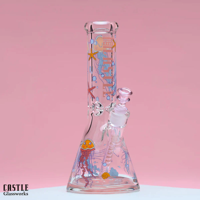 Castle Glassworks | 12" Jelly Fish [CG-405] Glass Bong Castle Glassworks