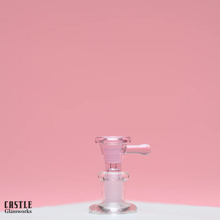 Castle Glassworks | Bowl – Stick Tab Bowl [CB-005] Bowl · Banger · Oil Burner Castle Glassworks Pink
