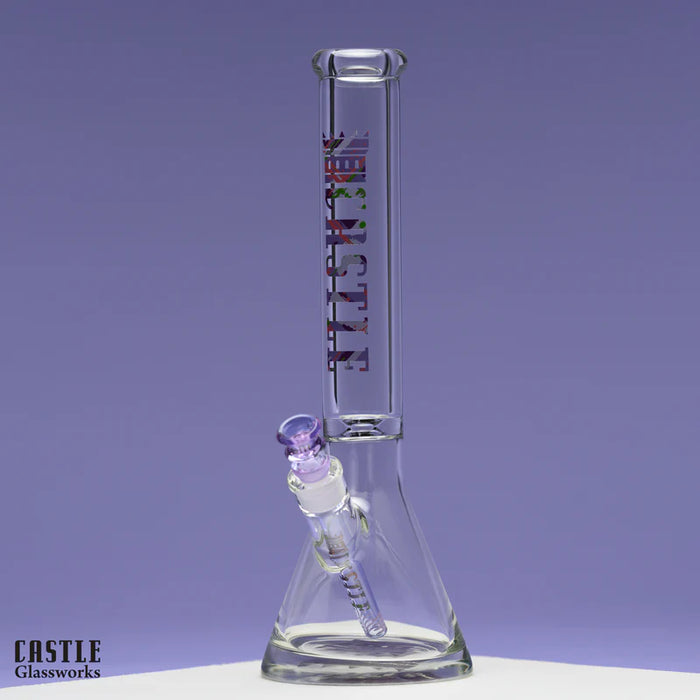 Castle Glassworks | 16" Splat [CG-209] Glass Bong Castle Glassworks