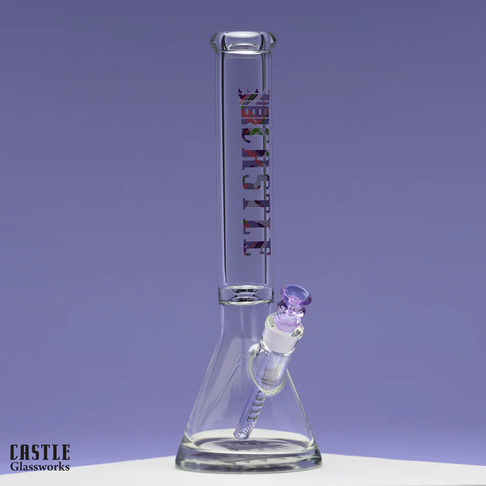 Castle Glassworks | 16" Splat [CG-209] Glass Bong Castle Glassworks