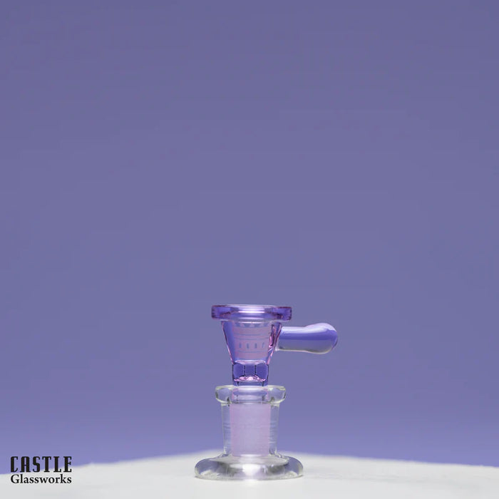Castle Glassworks | Bowl – Stick Tab Bowl [CB-005] Bowl · Banger · Oil Burner Castle Glassworks Purple
