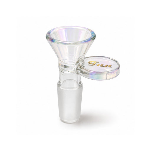 Fortune | Fun Electroplated 14mm Funnel Bowl Bowl · Popper Fortune Aurora