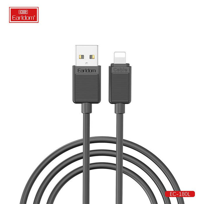 Eardom | Phone charger 1m cable Pack of 10 [EC-180C] Charging Cable · Accessory Canadian Distributor Lightning to USB / Black
