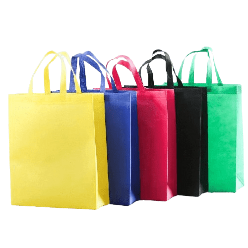 Non-Woven Reusable Tote Bags – Assorted Colors [ECO-001] Bag Canadian Distributor Medium (35cm x 25cm x 10cm)