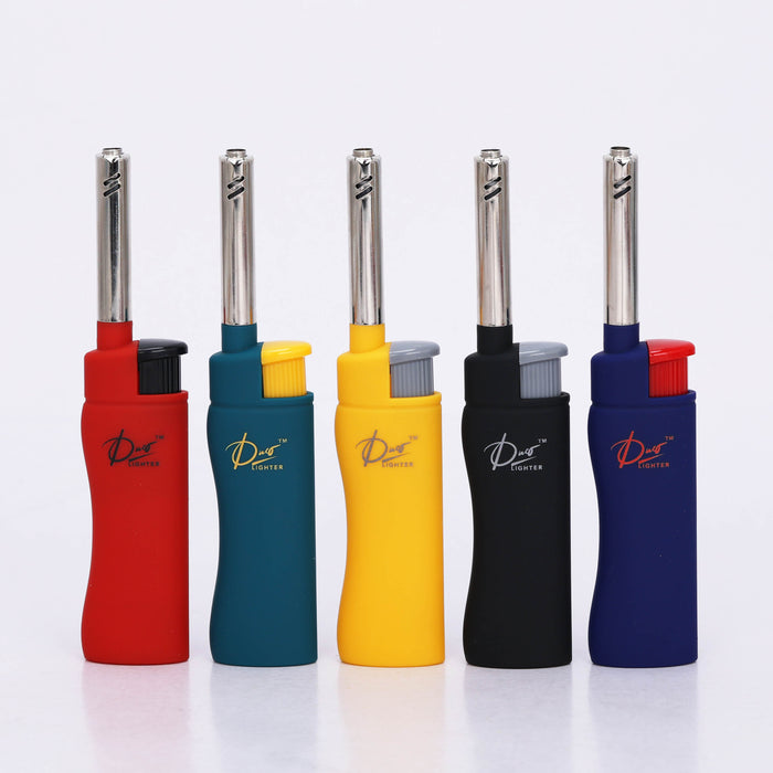 DUCO™ | EDGE – Pastel Rubberized Windproof Mini Candle Lighter (Display of 50)