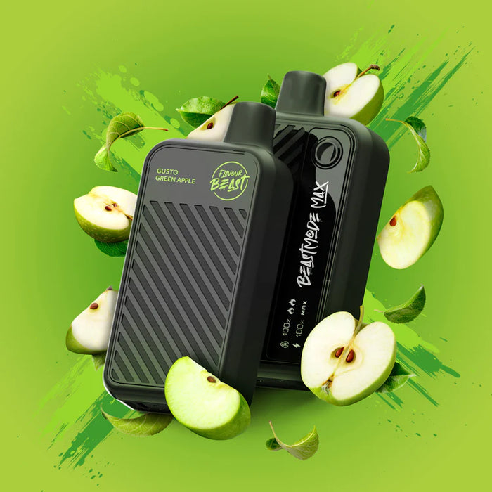 [ON] Flavour Beast | Mode Max 18K puff Disposable Box of 5 Ontario Excise Tax ONE Gusto Green Apple