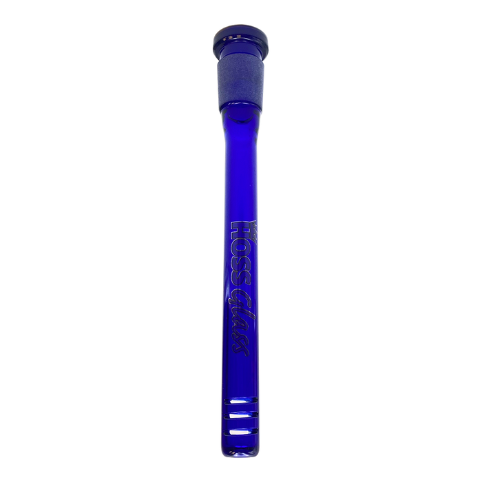 Hoss Glass | 5.5" Full Colour Downstem diffuser with cuts [YX10C] Bongs Accessories Smoking Cat Distribution Blue