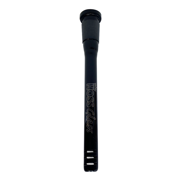 Hoss Glass | 5.5" Full Colour Downstem diffuser with cuts [YX10C] Bongs Accessories Smoking Cat Distribution Black