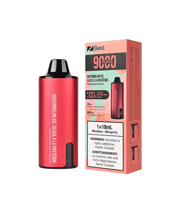 ZPOD | Z BEST 9000 Puffs disposable vape Box of 8 Disposable Vape Smoke N Vape Cartel Watermelon Ice
