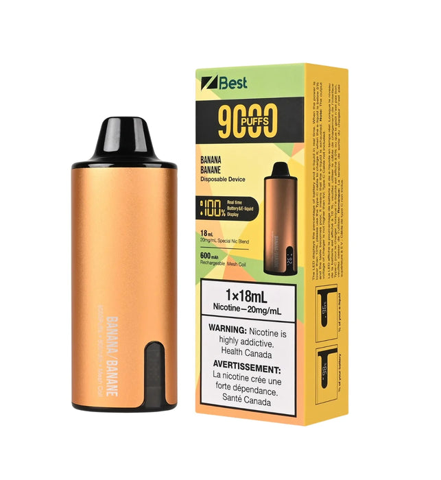 ZPOD | Z BEST 9000 Puffs disposable vape Box of 8 Disposable Vape Smoke N Vape Cartel Banana