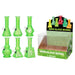 6″ Soft Glass Mini Bongs – Assorted Designs | 6-Piece Display [GL-M6030x] Glass Bong Canadian Distributor Green