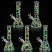 10" Glow-in-the-Dark Graffiti Beaker Glass Bong Super Supplys Inc