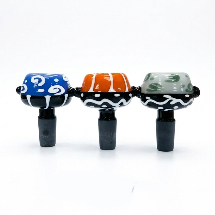 OG | 14mm Colourful Question Bowls – Assorted Bowl · Popper Smoking Cat Distribution