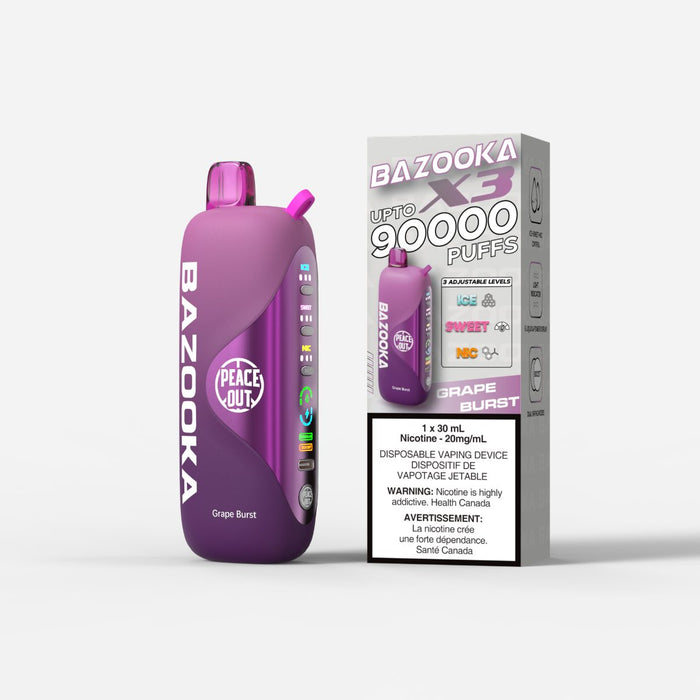 Bazooka X3 90K Puffs - Box of 3