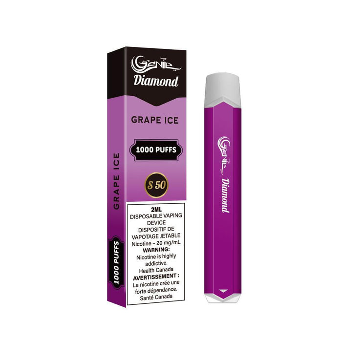 Genie Air | Diamond Mesh Coil 1000+ Puffs disposable - S50 (BC compliant)