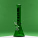 Castle Glassworks | 14" Electroplated Beaker [C-004] Glass Bong Castle Glassworks Green