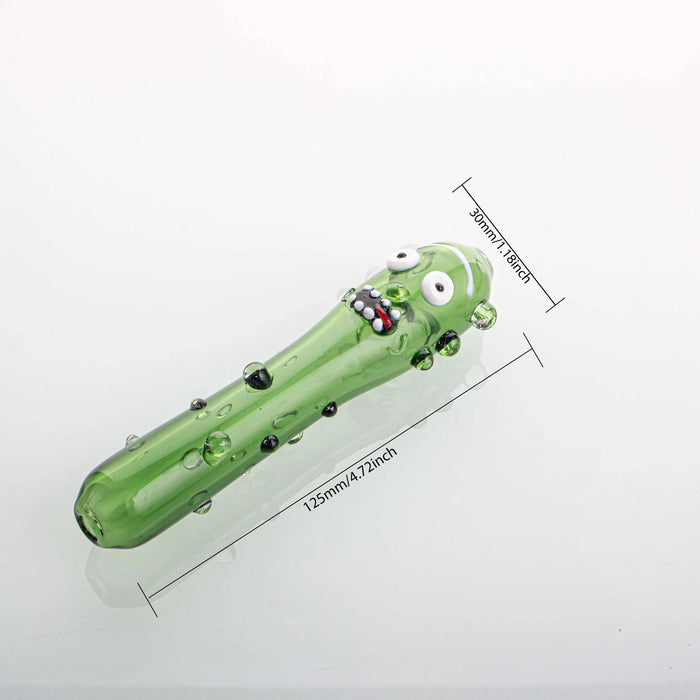 Gotoke | 4.72“ Green Cucumber Fruit Glass Pipe Glass Pipe Gotoke