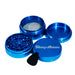 Blazy Susan | 4-Piece Aluminum Grinder - 2.5" Regular Smoking Cat Distribution Blue