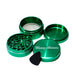 Blazy Susan | 4-Piece Aluminum Grinder - 2.5" Regular Smoking Cat Distribution Green
