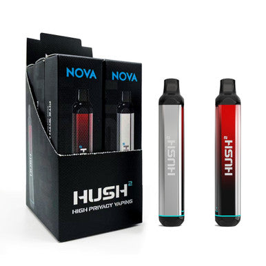 Nova | Hush 2 Electroplated 510 Thread Battery Vape Display of 6