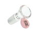 Hoss Glass | 14mm Cone Bowl with Coloured Tab [YX12C] Bowl · Popper Smoking Cat Distribution Pink