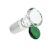 Hoss Glass | 14mm Cone Bowl with Coloured Tab [YX12C] Bowl · Popper Smoking Cat Distribution Green