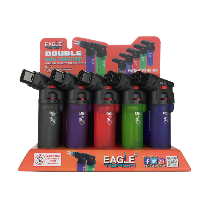 Eagle Torch | Dual Flames Torch Lighter Box of 15 [PT188DT]