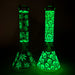 14″ Glow-in-the-Dark Glass Beaker Bong [C803x] Glass Bong Canadian Distributor
