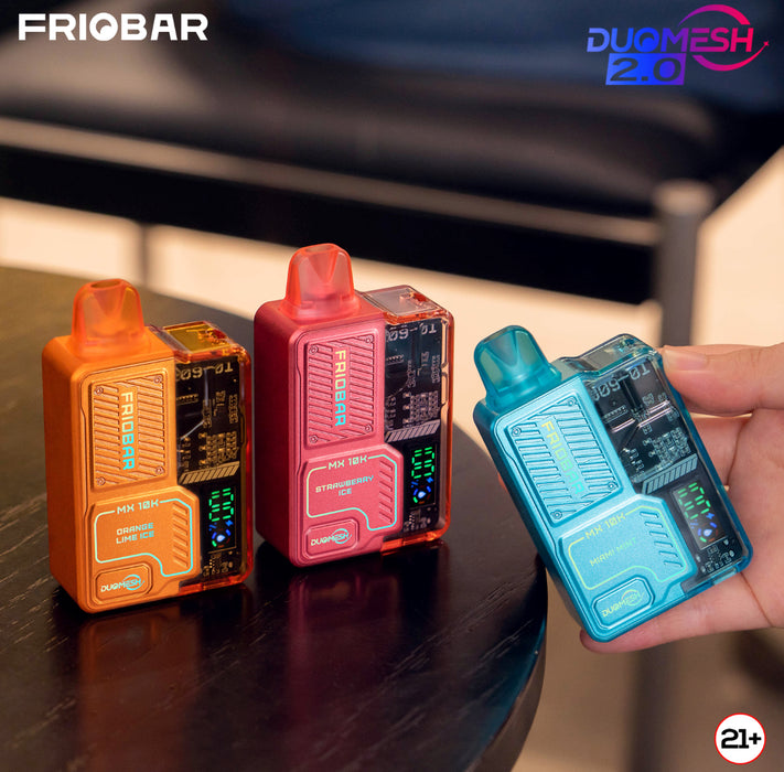 FRIOBAR | MX 10K Rechargeable Disposable Vape Box of 5 Disposable Vape Canadian National Distributors