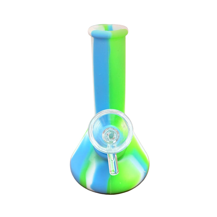 5″ Silicone Simple Style Bong [SMKZ151] Resin · Silicone · Plastic Bong Canadian Distributor Color A