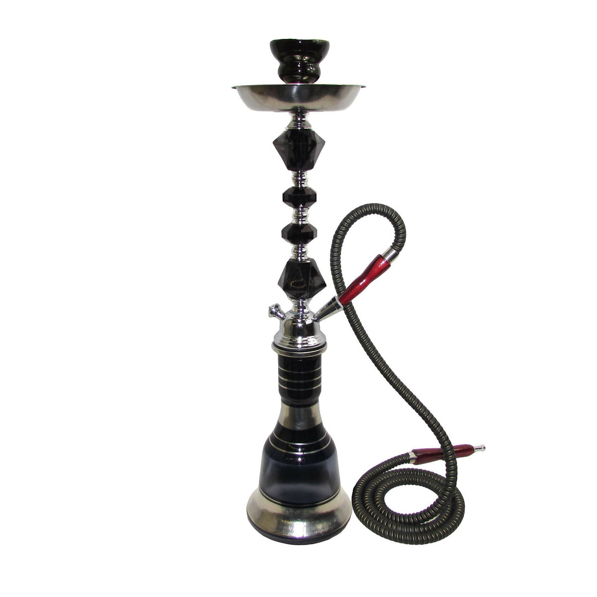 Zebra Flagship 1 Hose Hookah 28" — One Wholesale