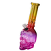 8″ Skull Glass Bong [JBLX-11-2] Glass Bong Canadian Distributor Pink/Red