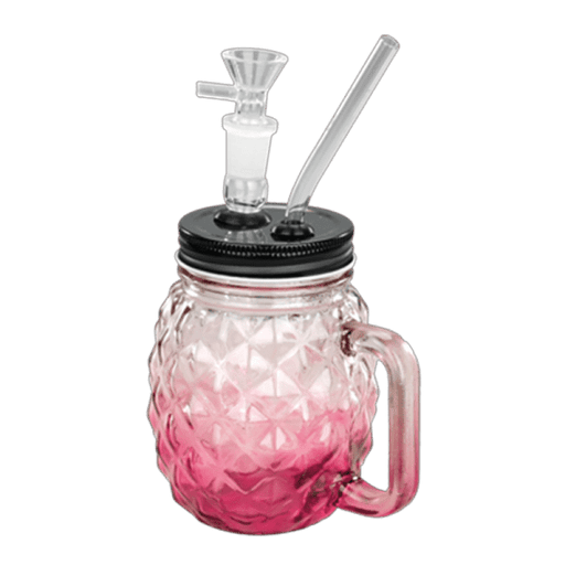 TOPPUFF® | 5” Pineapple Glass Bong-Surface Plating Colors [JTOP01.1003] Glass Bong Canadian Distributor Red