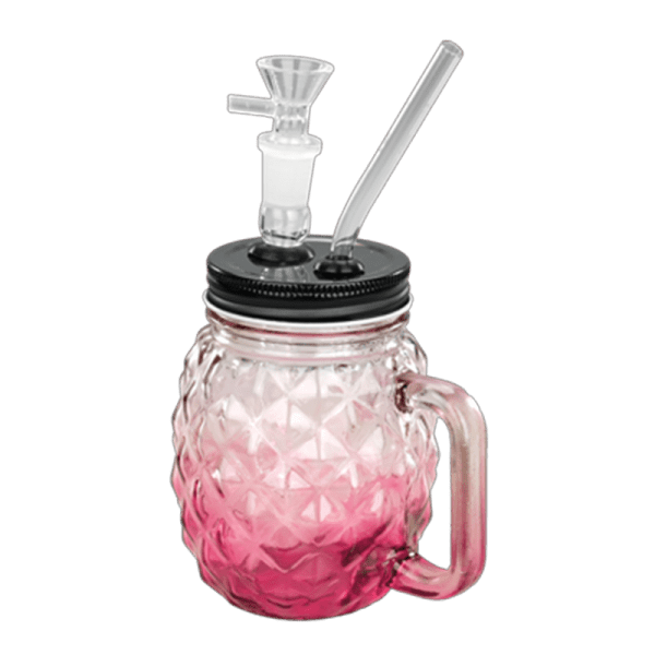 TOPPUFF® | 5” Pineapple Glass Bong-Surface Plating Colors [JTOP01.1003] Glass Bong Canadian Distributor Red