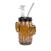 TOPPUFF® | 5″ Cactus Glass Bong – Surface Plating Colors [JTOP01.1004] Glass Bong Canadian Distributor Brown