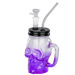 TOPPUFF® | 6″ Skull Cup Glass Bong – Surface Painting Colors [JTOP01.1006] Glass Bong Canadian Distributor Purple