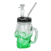 TOPPUFF® | 6″ Skull Cup Glass Bong – Surface Painting Colors [JTOP01.1006] Glass Bong Canadian Distributor Green