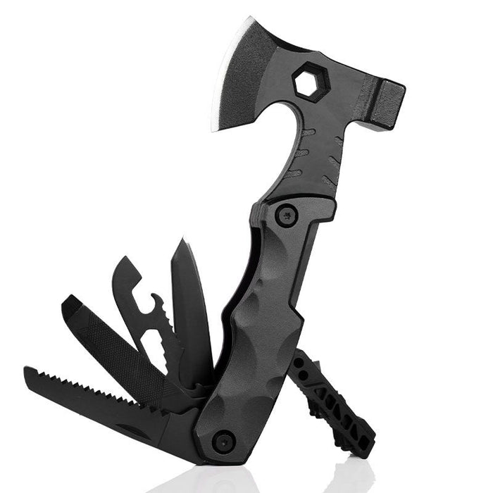 Multi Functional Portable Axe Tool Stainless Steel Aluminum [KA-62B] Sword, Machetes and Axes Canadian Distributor