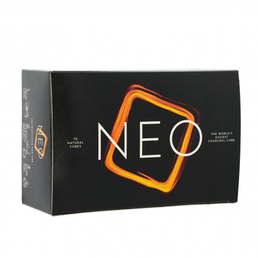 Neo | Charcoal 72 Cubes Box (9 Gram Tablet) Charcoal SunGlow