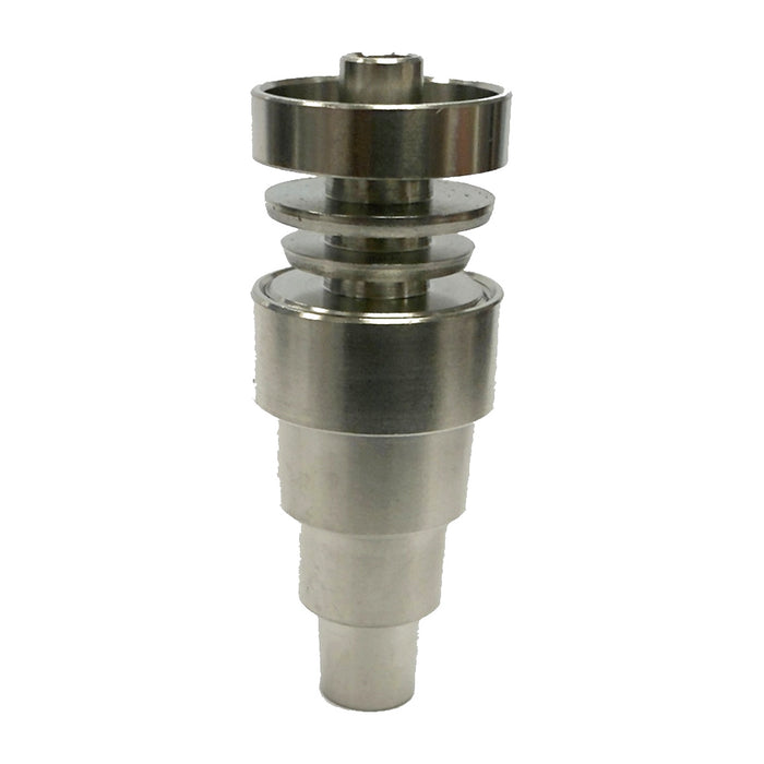 6 In 1 Domeless Titanium Nail with Male and Female joint Cap · Dabber · Insert · Clip · Nail NIBO Distribution