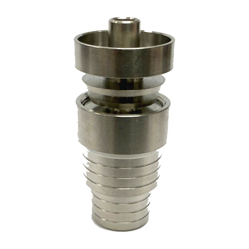 4 In 1 Domeless Spiral Titanium Nail with Male and Female joint Cap · Dabber · Insert · Clip · Nail NIBO Distribution