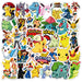 50pcs Assorted Anime Design Stickers Collectable Items Every Weekend Pokemon_B