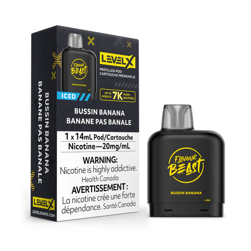 FLAVOUR BEAST | Level X Beast Pod Box of 6 Federal Excise Tax ONE