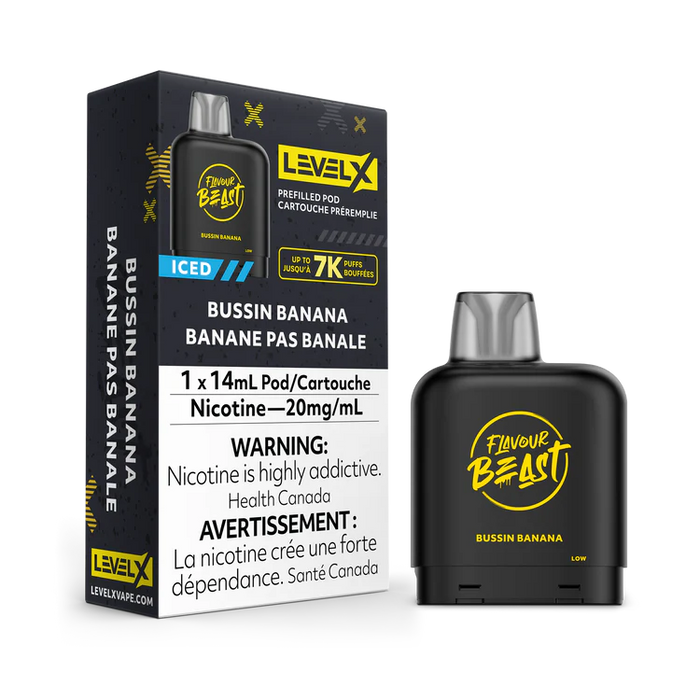 FLAVOUR BEAST | Level X Beast Pod Box of 6 Federal Excise Tax ONE