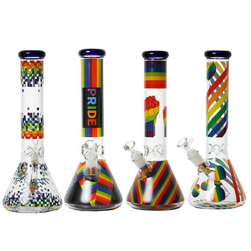 14″ 5MM Glass Beaker Bong – (LGBTQ-00x) Bongs Canadian Distributor
