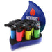 Newport Zero | Single Neon Torch Display of 12 Lighters NIBO Distribution