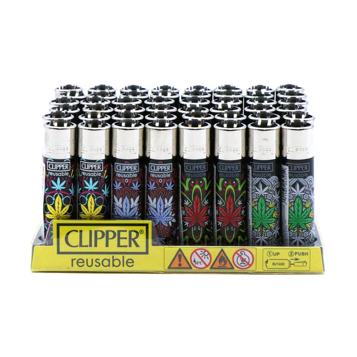 CLIPPER | High Mandalas DESIGN Display of 48 Lighter ONE