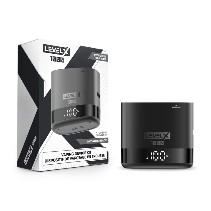 FLAVOUR BEAST | Level X Device Kit 1000 Box of 6 Vaporizer ONE Metallic Black